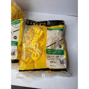 Zareba ITY-Z T-Post Wrap-Around Insulators Yellow Electric Fence Lot of‎ 75